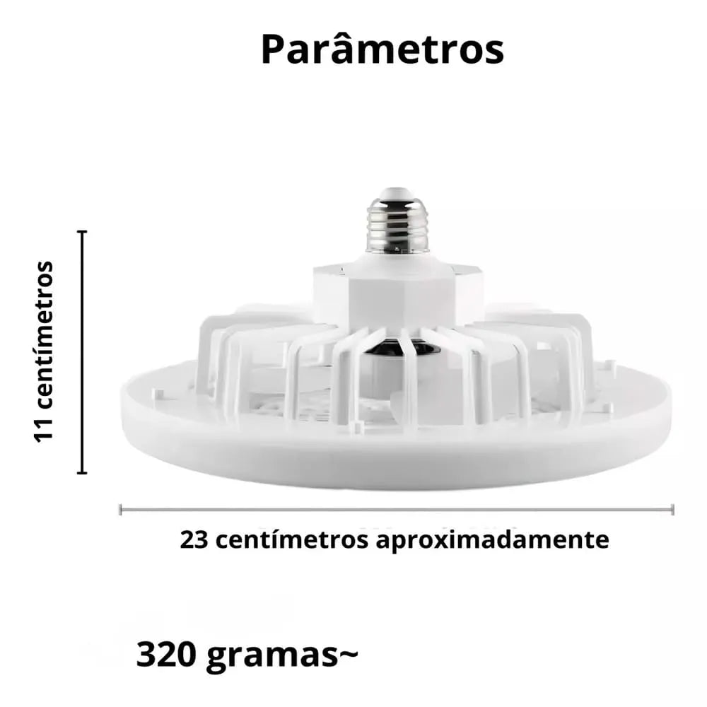 Ventilador de Teto com Lâmpada de Led | Varejo Shop