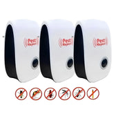 Kit 3 Repelente Eletrônico Pest Reject - Proteção Eficaz Contra Pragas e Dengue